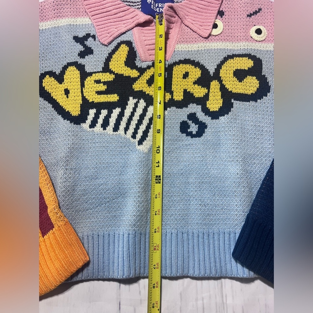 Aelfric Eden - Color Blocking Stripe Sweater - image 7